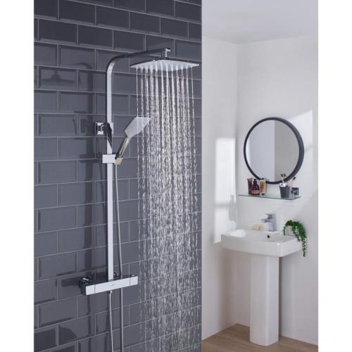 Bristan Craze Exposed Valve With Rigid Riser and Diverter CRZ SHXDIVCTFF C